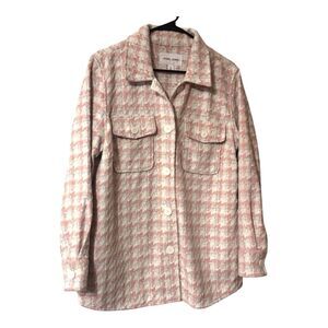 NEW Tribal Jeans Women's Shirt Jacket Button Down Shacket Wool Blend Size Large